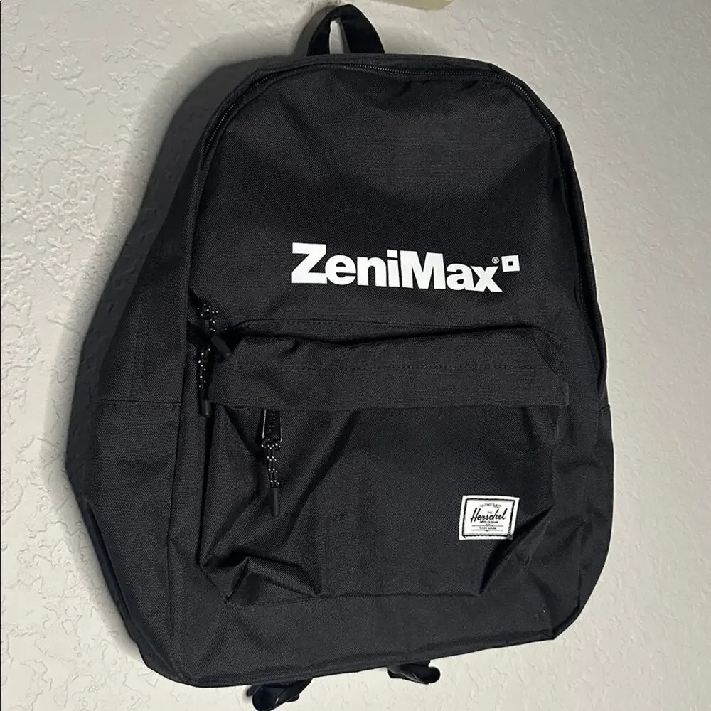 NEW Herschel Zenimax Backpack Classic Black Bethesda Softworks Microsoft Gamer